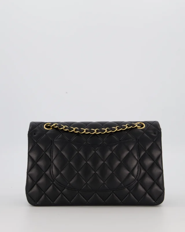 Chanel Medium Classic Double Flap Bag in Black Lambskin from Sellier, photo 6 of 19