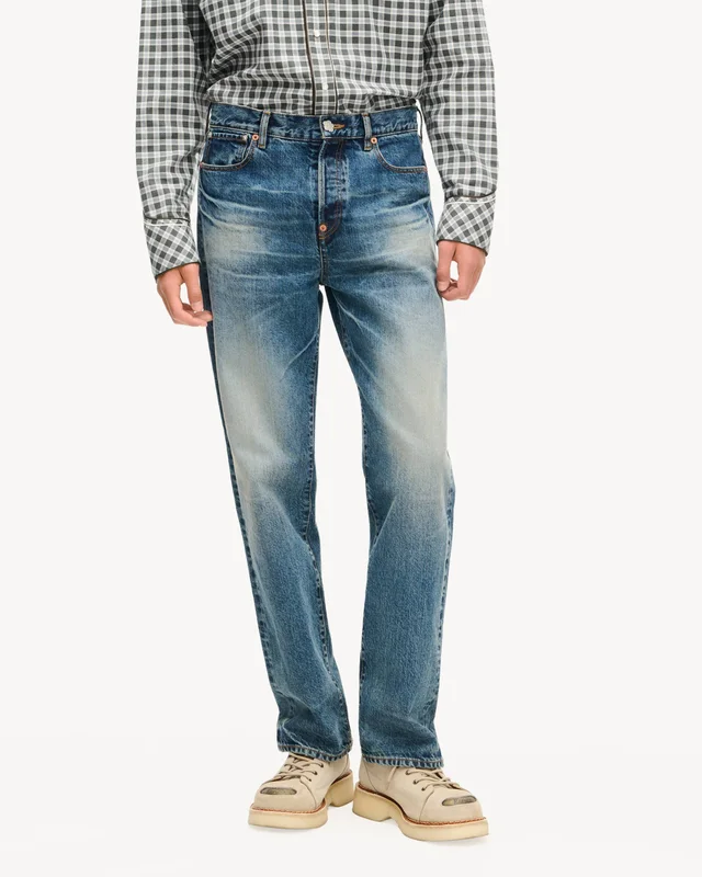 Kenzo Straight fit jeans in japanese denim, photo 3 of 7 from SENSER