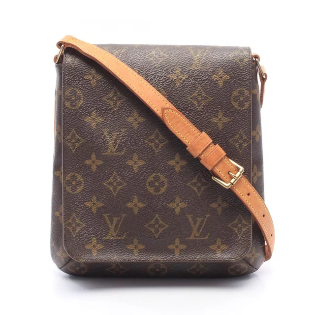 Louis Vuitton Shoulder Bag Musette Salsa Short Strap Monogram Leather in Leather from The Reluxe