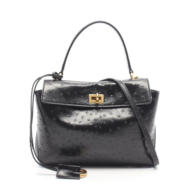 Balenciaga Rodeo Leather 2way Handbag in Leather from LuxUness