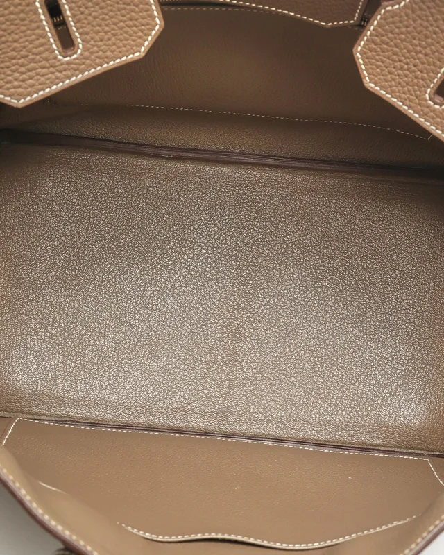 Hermès Birkin 35 Togo Etoupe Bag in Taupe Togo leather from A Retro Tale, photo 11 of 12