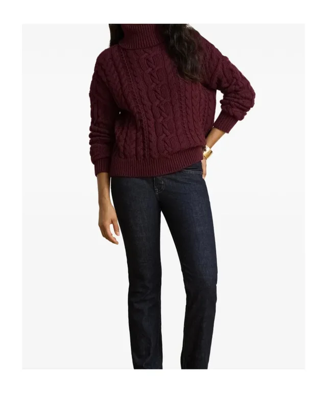 Lauren Ralph Lauren Cable-Knit Turtleneck Jumper, photo 5 of 7 from SENSER