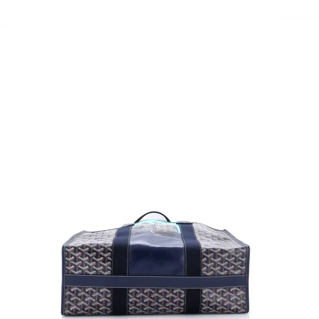 Goyard Villette Tote Printed Coated Canvas MM in blue Coated canvas from Rebag, photo 4 of 6