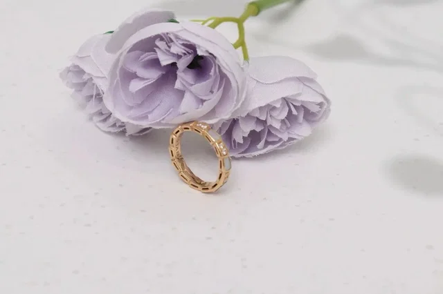 Bvlgari Serpenti Viper Rose Gold Mop Diamond Ring 53 No Acc in multicolor from Grailed