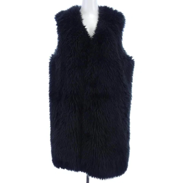 BLACK COMME des GARCONS Long Vest in Black from LuxUness