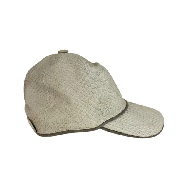 Hermès Nevada Cap in Exotic skin, Leather, Python from Reowned