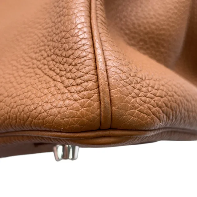 Hermès Birkin Officer Gold/Jaune Ambre Togo Leather Swift Leather Size 35 in Yellow Togo leather from GALLERY RARE, photo 10 of 16
