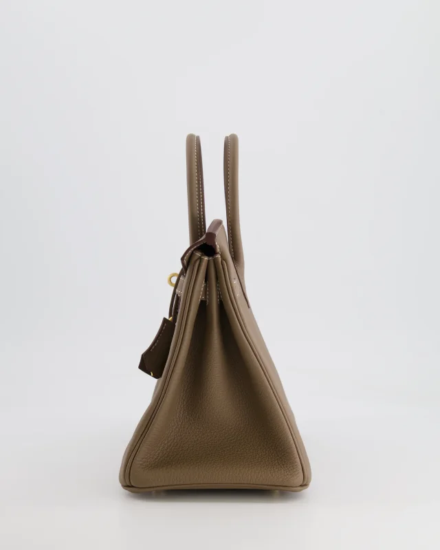 HOT* Hermès Birkin Retourne 25 Bag in Taupe Togo leather from Sellier, photo 8 of 22