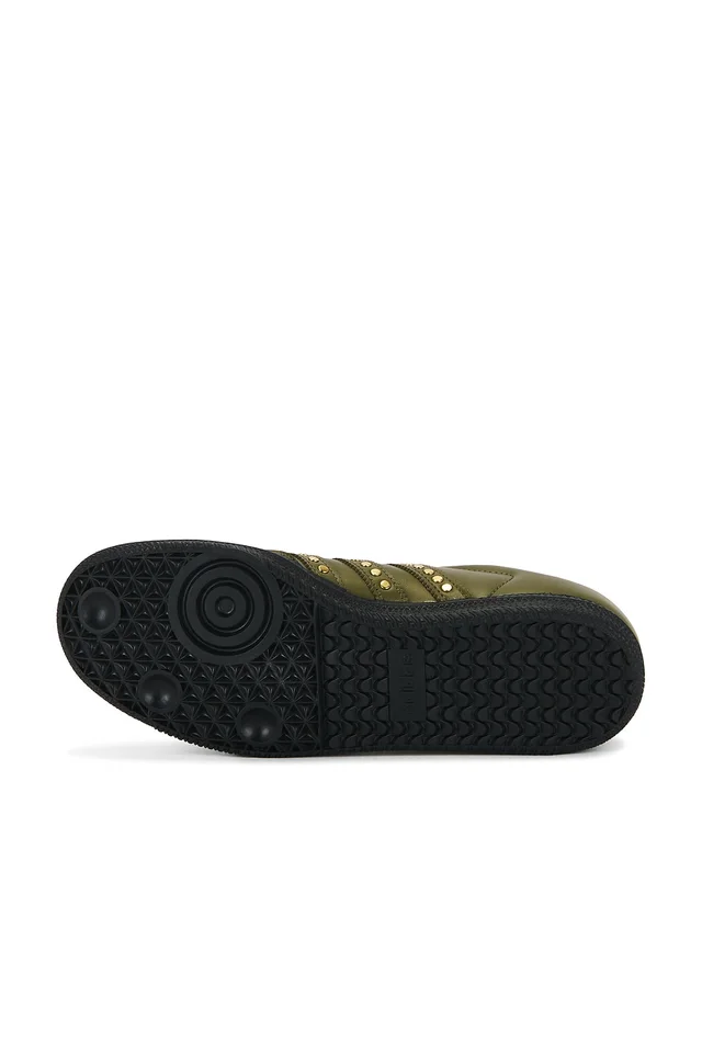 adidas Originals Samba OG Sneakers in Medium Dark Khaki, Olive Strata, & Core Black, photo 6 of 6 from REVOLVE (Canada)