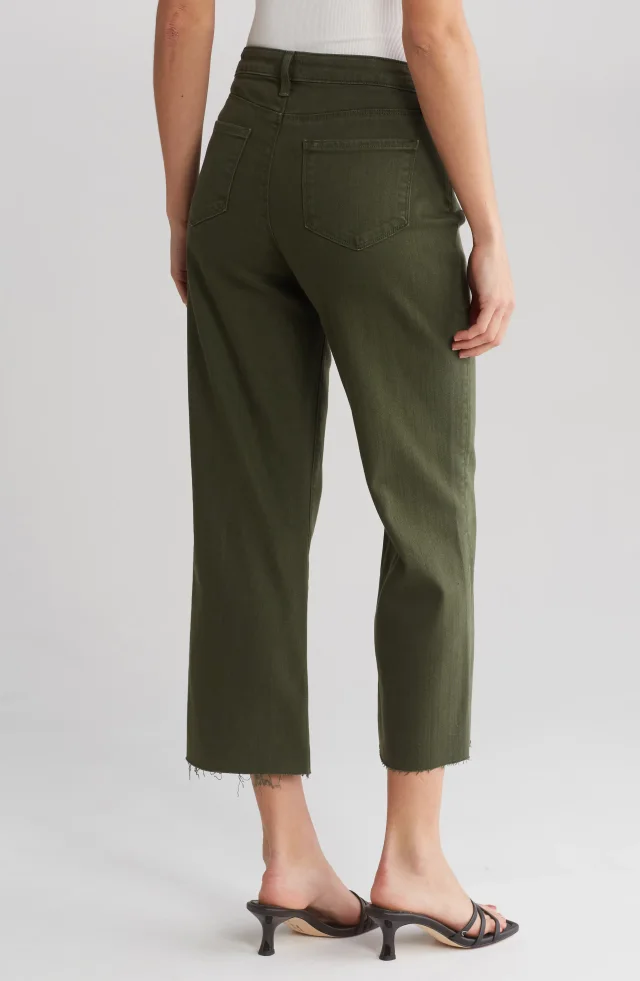 L'AGENCE Wanda High Waist Crop Wide Leg Jeans, photo 3 of 12 from Nordstrom Rack