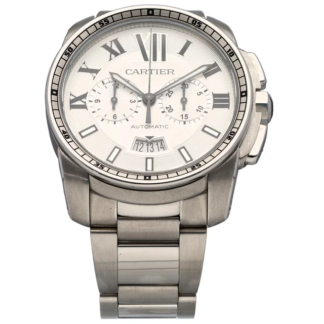 Calibre De Cartier W7100045 42mm Stainless Steel Watch from H&T