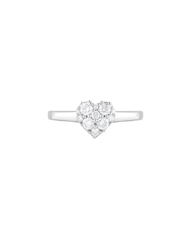 Lab Grown Diamonds Silver 0.33 ct. tw. Lab-Grown Diamond Ring, image 1 of 1 from Rue La La