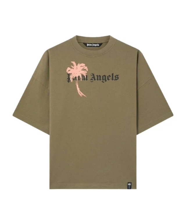 Crew-neck printed T-shirt