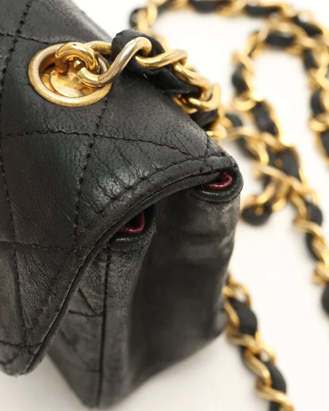 Chanel Classic Extra Mini Single Flap Bag in Lambskin from A Retro Tale, photo 6 of 11