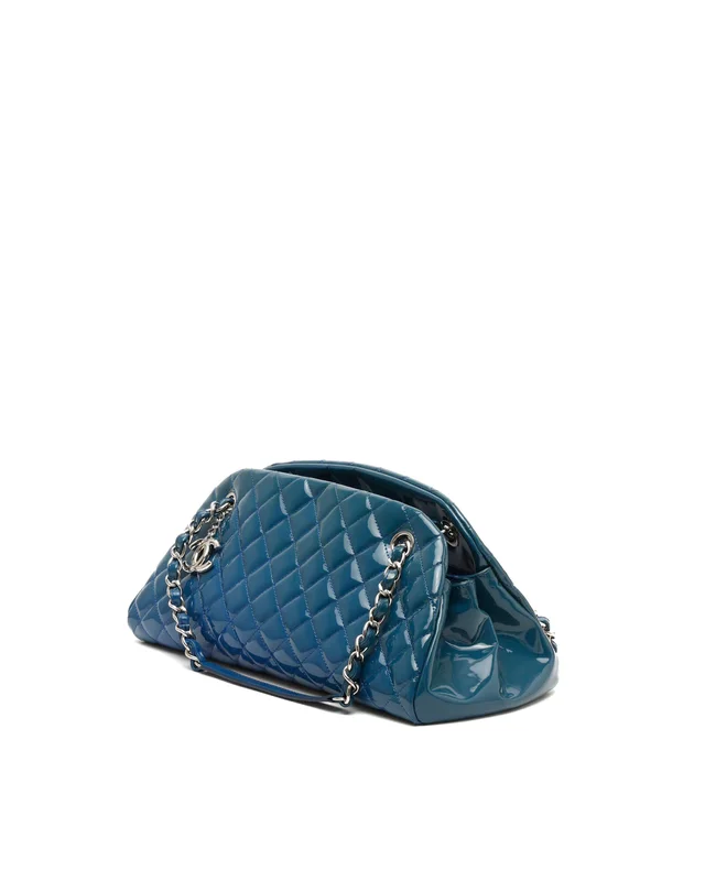 Chanel Patent Just Mademoiselle Bowling Bag in Patent leather from A Retro Tale, photo 2 of 9