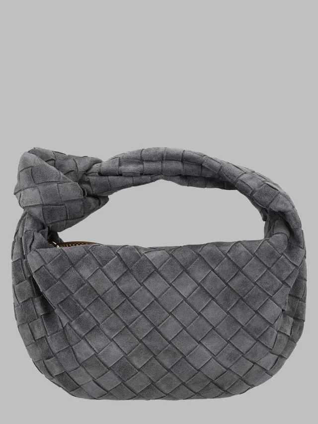 Bottega Veneta Jodie Mini Bag — Gray Calf Leather in Grey Calfskin from HEWI