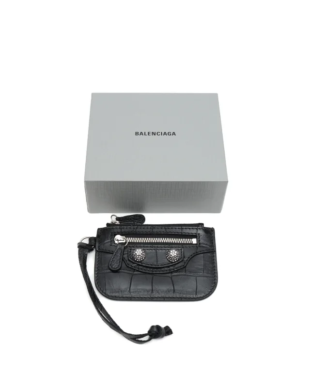Balenciaga Le Cagole Coin Purse in Crocodile from A Retro Tale, photo 2 of 6