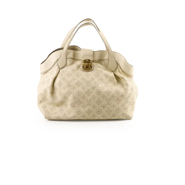 Louis Vuitton Mahina Leather Top Handle Bag in Leather from The Purse Affair