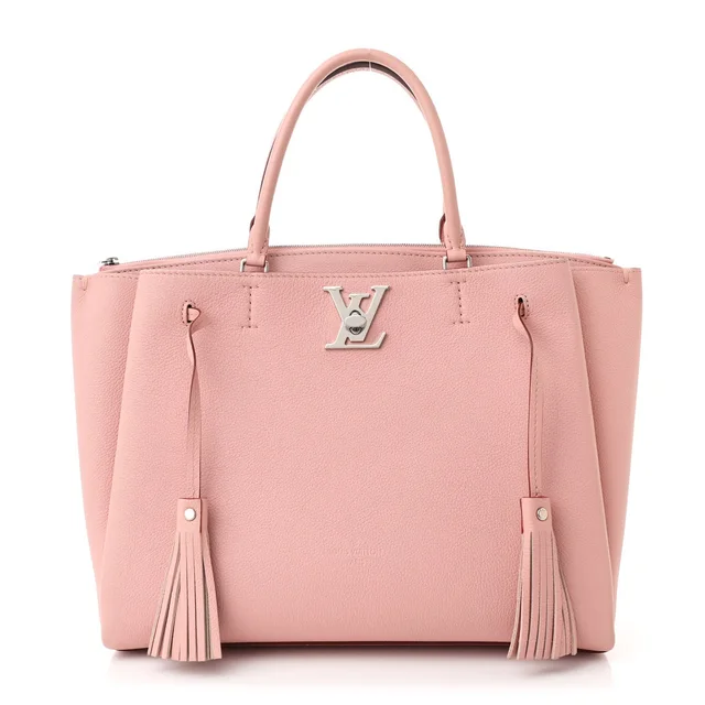 Louis Vuitton Lockmeto Calfskin Leather Bag - Rose Poudre in Pink Calfskin from H&T