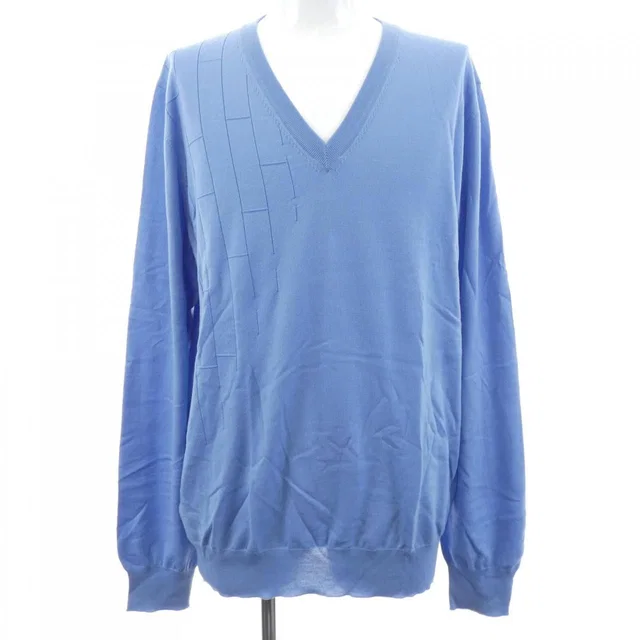 Hermès Knit Sweater Blue in Blue from The Reluxe
