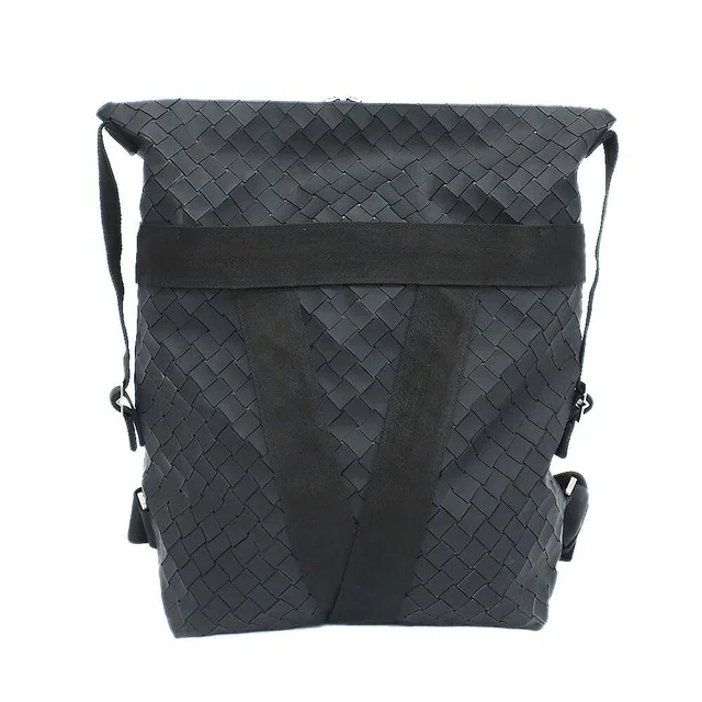Bottega Veneta Ten New Lava Backpack Intrecciato Black Silver in Black Woven leather from The Reluxe