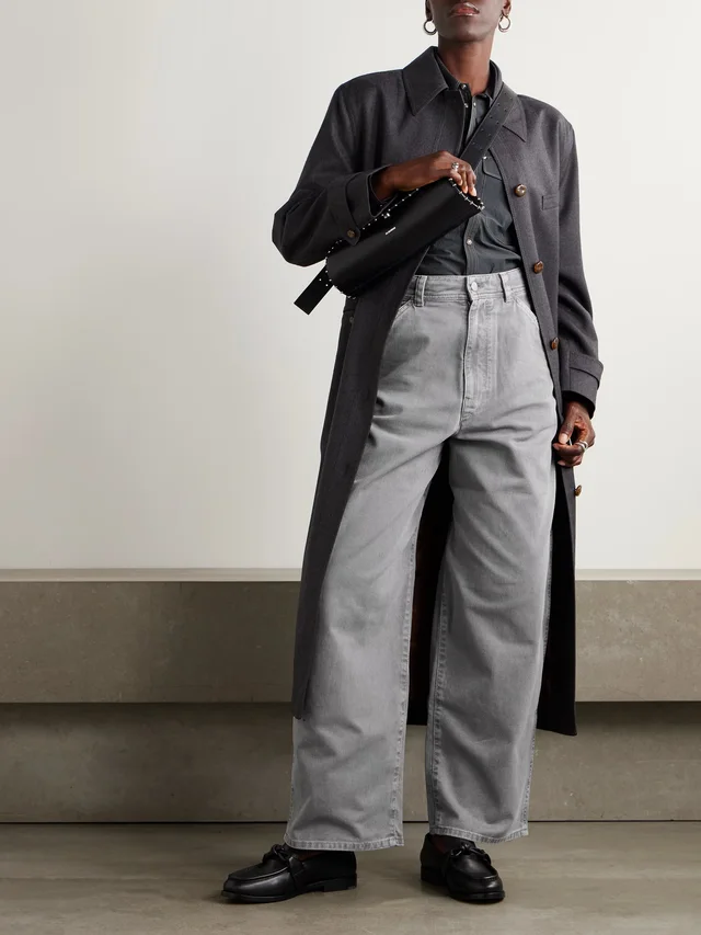 LEMAIRE Organic cotton shirt in Grey, photo 2 of 2 from NET-A-PORTER (Canada)