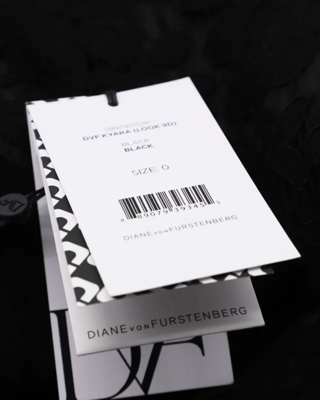 Diane von Furstenberg Kyara Tux Lace Jumpsuit in Black Cotton in Black, photo 5 of 6 from ShopSimon