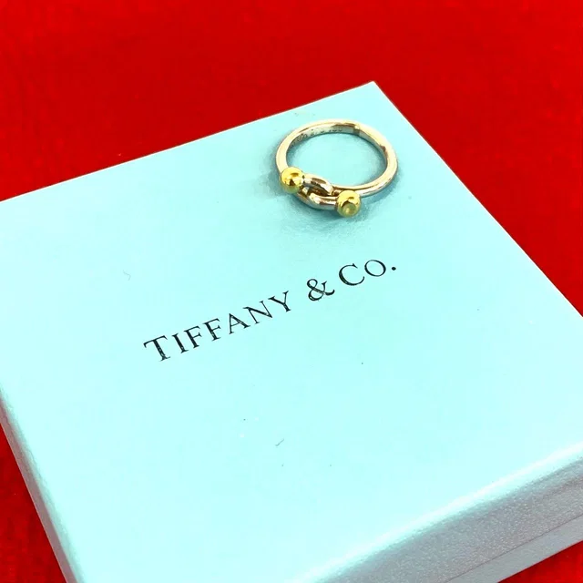Tiffany & Co. Vintage Hook Eye Ring Silver No Gold in Gold from The Reluxe