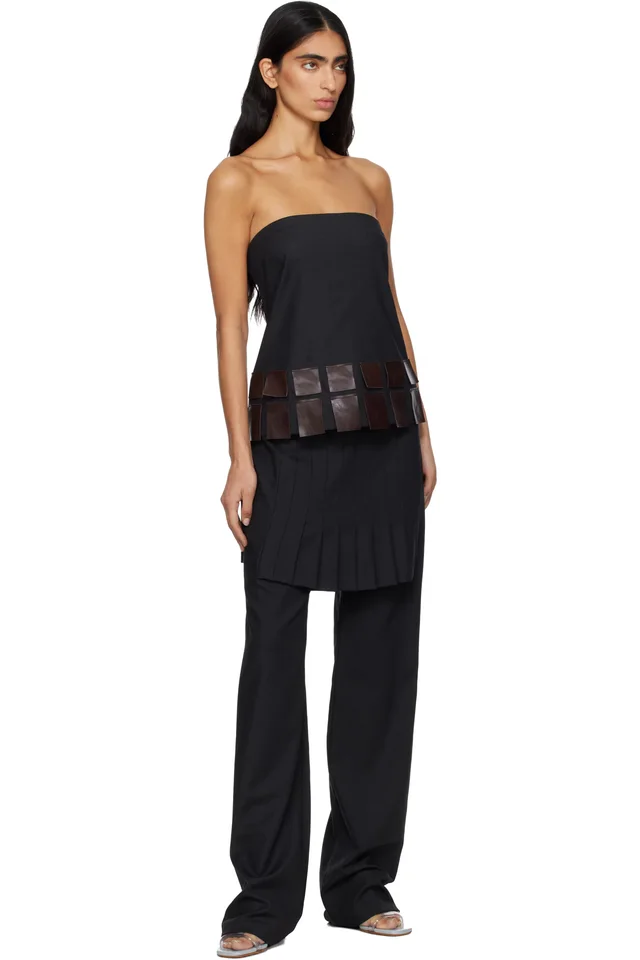 Paloma Wool Black Andrale Trousers, photo 4 of 4 from SSENSE