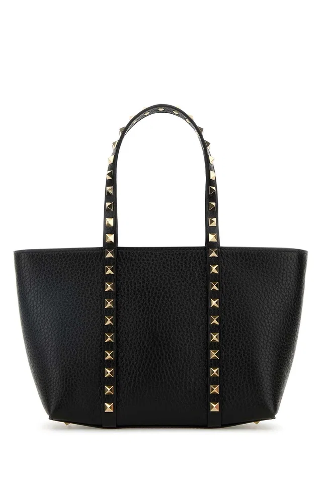 Valentino Garavani Tote Bag — Black in Black Calfskin from HEWI