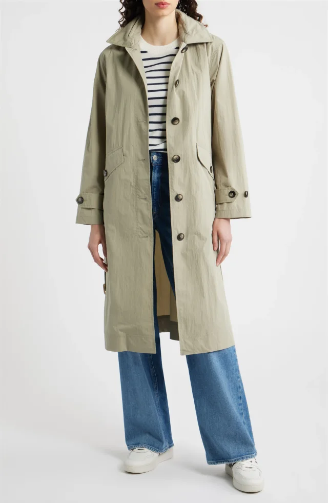 Bernardo Paperweight Long Raincoat, photo 5 of 7 from Nordstrom Rack