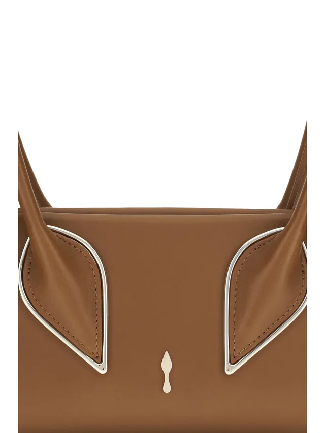 Christian Louboutin Venus Shoulder Bag — Tan Calf Leather in Brown Calfskin from HEWI