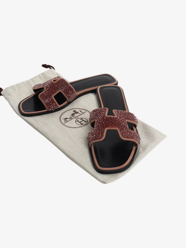 Hermès beaded oran sandals from Sign of the Times, photo 7 of 7