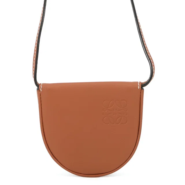Loewe heel pouch Tan109.54.T15 Leather in Leather from GALLERY RARE