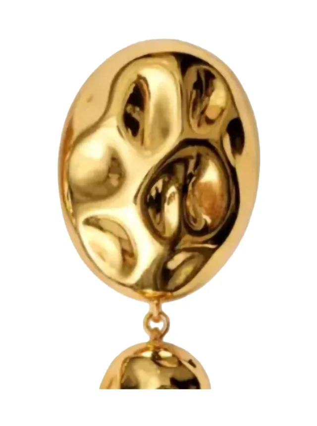 FEDERICA TOSI EARRING STONE Earrings with stones and gold-colored metal, women, photo 3 of 6 from Gaudenzi Boutique
