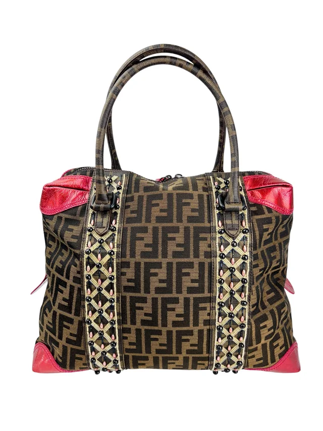 Fendi Embellished Zucca Tote from Season 2 Consign, photo 2 of 2