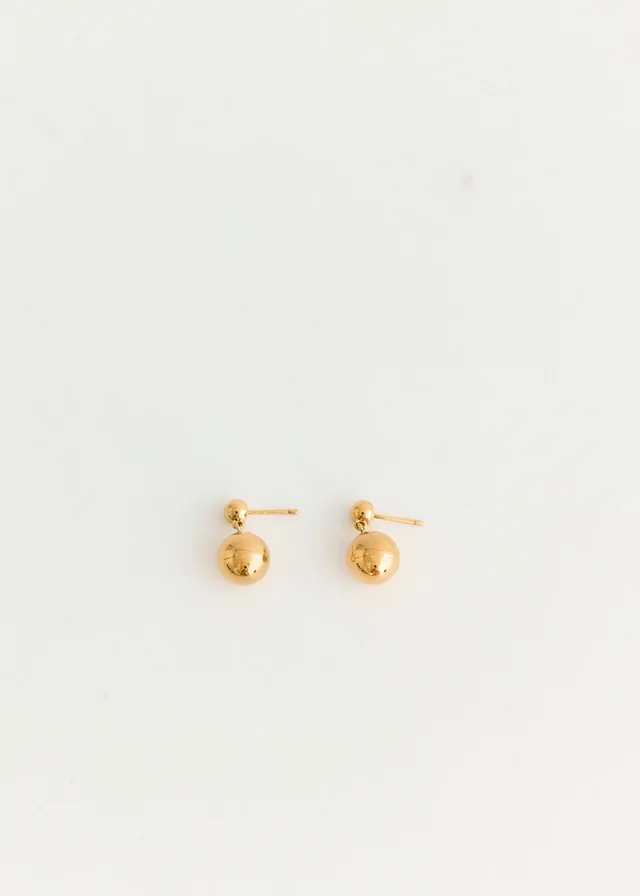 Anni Lu Drop Of Gold Earrings in Metallic from Incu, photo 1 of 1