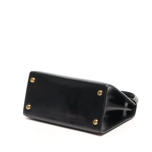 Hermès Mini Kelly 20 Sellier Box Bag in Box leather from A Retro Tale, photo 4 of 11