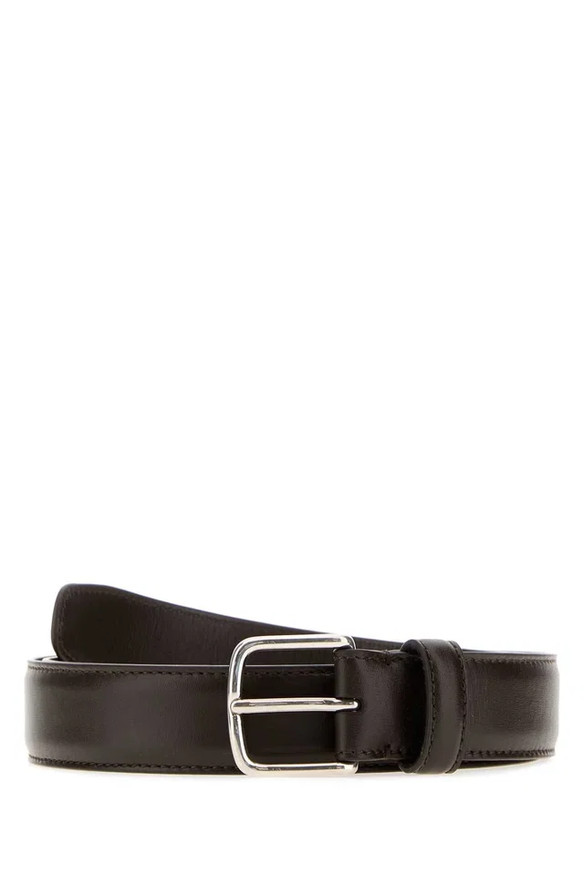 The Row Belt — Brown in Brown Denim from HEWI