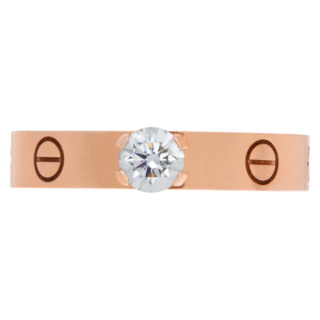 Cartier Love ring in Pink Pink Gold from Gray And Sons