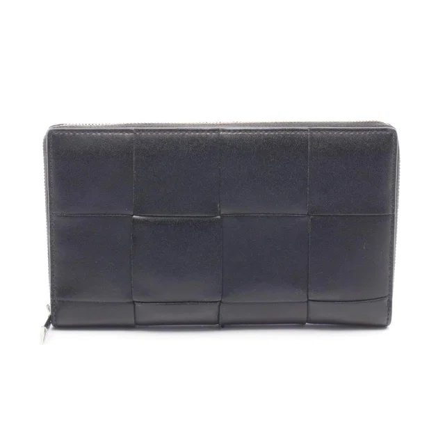 Bottega Veneta Cassette Leather Long Wallet in Leather from LuxUness