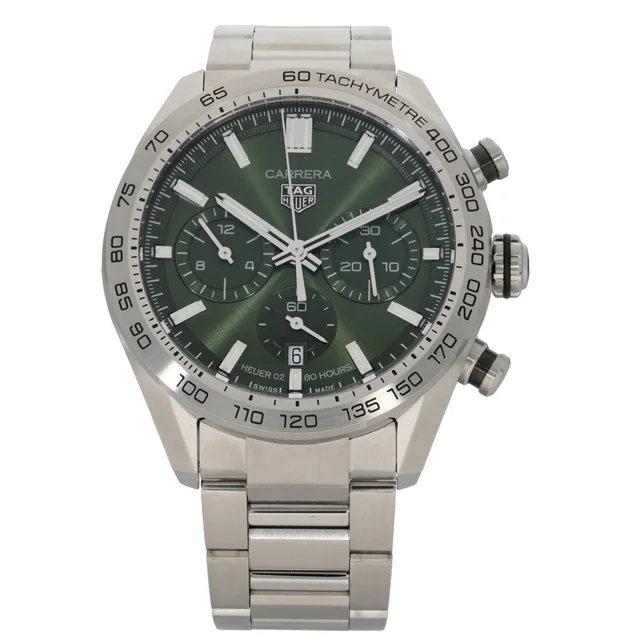TAG Heuer Carrera CBN2A10 44mm Stainless Steel Watch from H&T