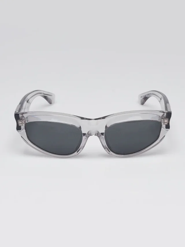 Burberry Clear Acetate Angular Oversized Sunglasses - B4425-U from Yoogis, photo 4 of 6