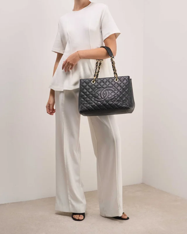 Chanel Shopping Tote GST Caviar Black in Black Caviar leather from SACLÀB, photo 2 of 10
