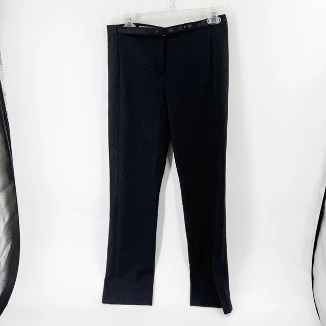 Jil Sander Jil Sanders Black Wool Straight Leg Black Trousers Size 34 in black Wool from Poshmark