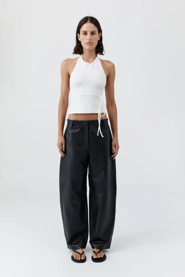 St Agni Soft Jersey Halter Top - White from St. Agni, photo 1 of 1