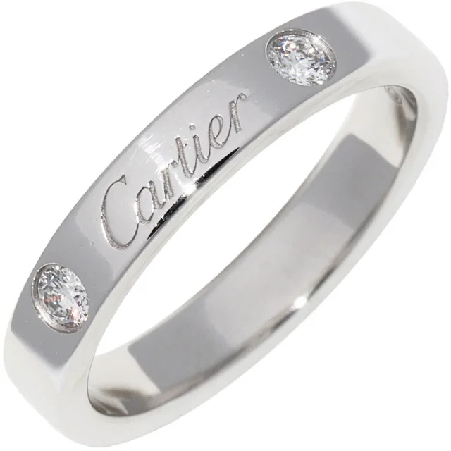 C de Cartier Pt950 Diamond Ring Size 47 from LuxUness