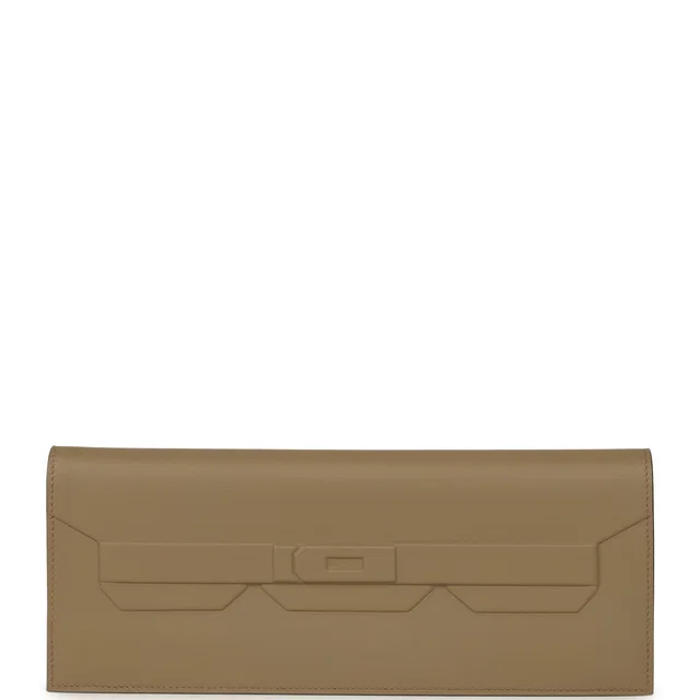 Hermès Shadow Birkin Clutch Beige Marfa Swift in Beige Swift leather from Madison Avenue Couture