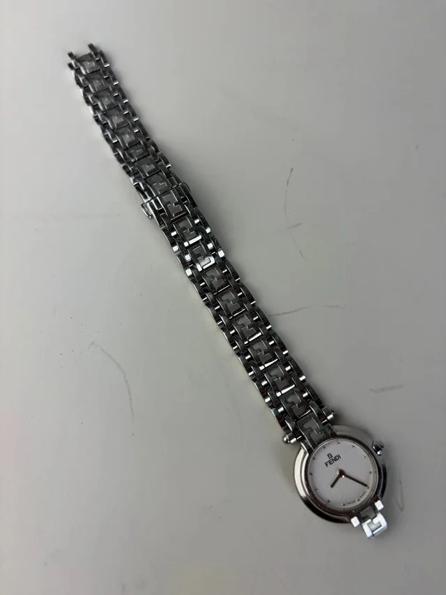 Fendi Vintage Stainless Steel Bracelet Watch Silver in silver|gray Satin from Grailed