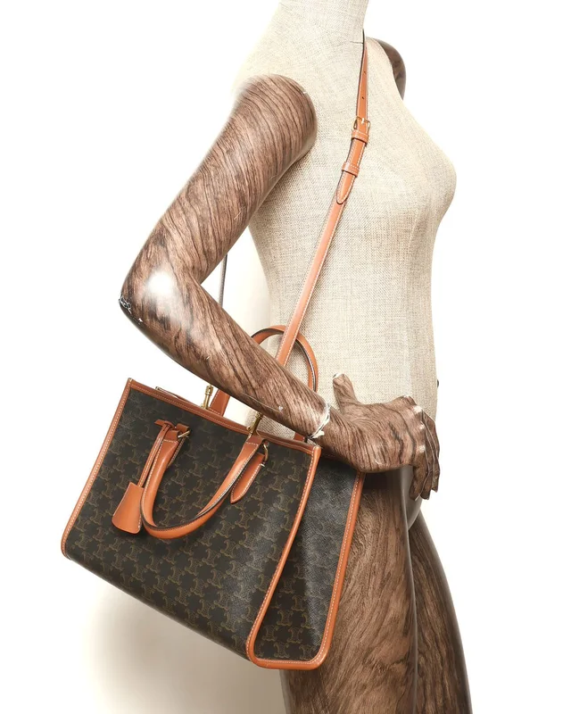 Celine Triomphe Cabas Horizontal Tote Bag in Canvas from A Retro Tale, photo 7 of 7